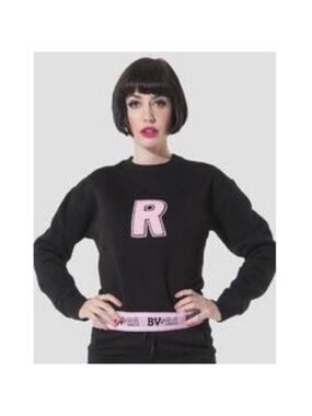 Rachel Antonoff Betty & Veronica Riverdale Letterman pullover fleece lined top L